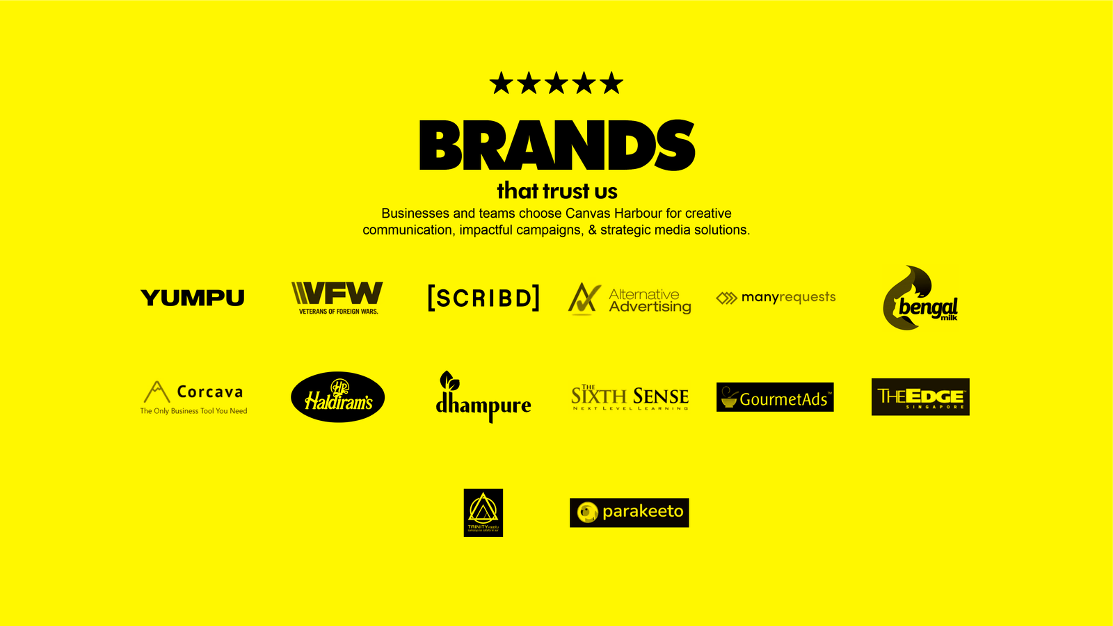 More brands that trust Canvas Harbour